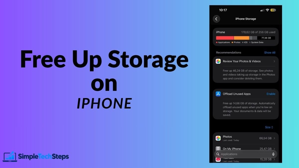 How to free up storage on iPhone guide